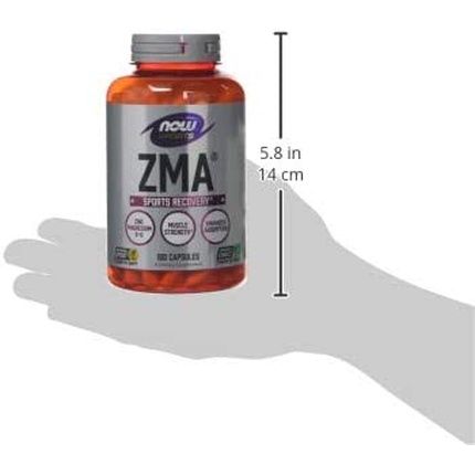 Now Zma Sports Recovery Supplement 180 Capsules - Image 3