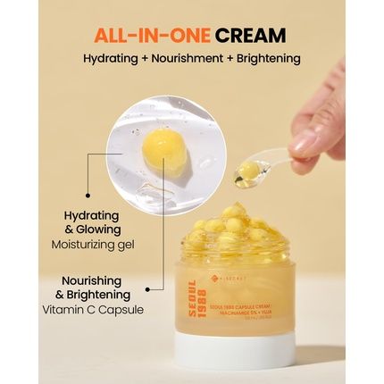 Ksecret Seoul 1988 Capsule Cream With Niacinamide And Yuja For Anti-Aging - Image 3
