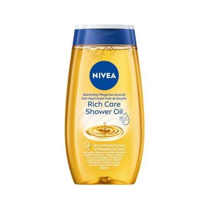Nivea Rich Caring Shower Oil - 200Ml