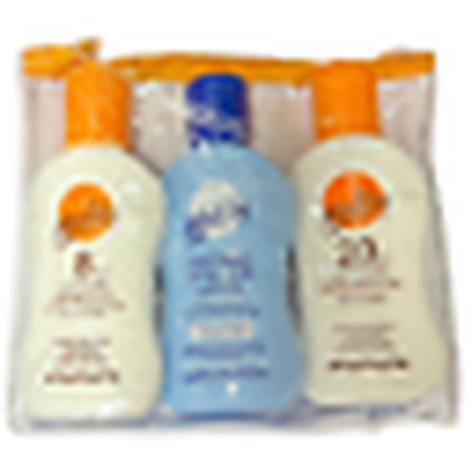 Malibu Travel Pack Sun Tuning Lotions Spf8 Spf20 + Sun Balm