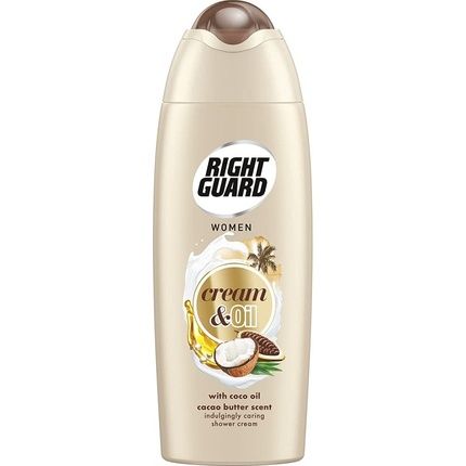 Right Guard Shower Women Cream + Oil Cacao 250Ml