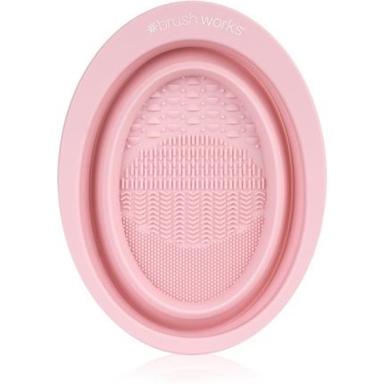 Brushworks Silicone Makeup Brush Cleaning Bowl - 1 Pc
