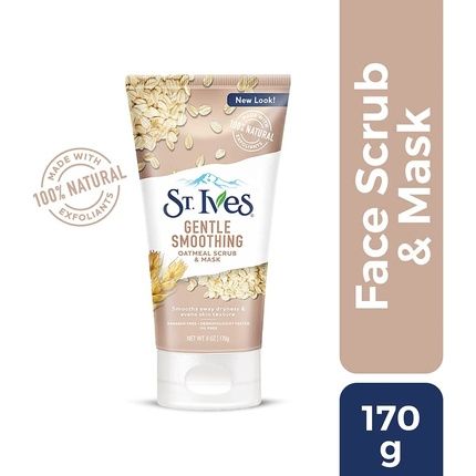 St Ives Gentle Smoothing Oatmeal Scrub And Mask 170G