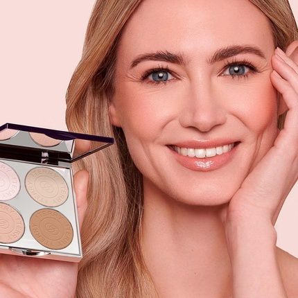 By Terry Hyaluronic Hydra-Powder Palette 4-Shade Vegan Contour Palette For Flawless And Matte Complexion Fair To Medium - Image 3