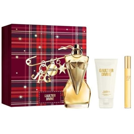Jean Paul Gaultier Divine Set Eau De Parfum 100Ml Body Lotion 75Ml Eau De Parfum 10Ml