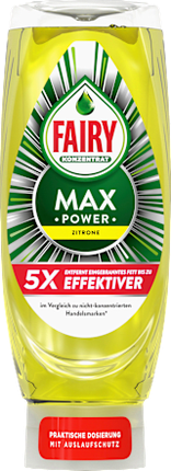 Fairy Max Power Lemon Dishwashing Liquid 545 Ml