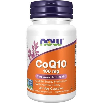 Now Foods Coq10 100Mg 30 Vcaps - Pack Of 2