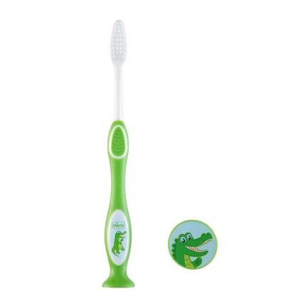 Chicco Milk Teeth Tooth Brush 3-6 Year Olds Blue