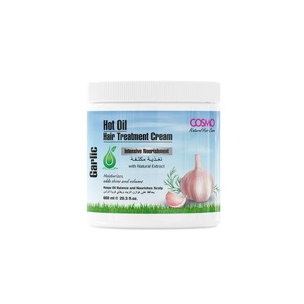 Cosmo Cosmetics Hot Oil Hair Treatment Cream Garlic 600Ml