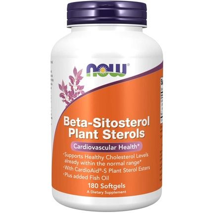 Now Foods Beta-Sitosterol Plant Sterols 180 Softgels