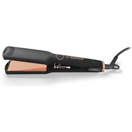 Professional Pure Rose Gold Hair Straightener With Digital Display And Large Titanium Plate