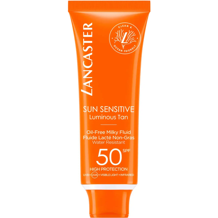 Lancaster Sun Sensitive Luminous Tan Oilfree Milky Fluid Spf 50 50 Ml - Image 4