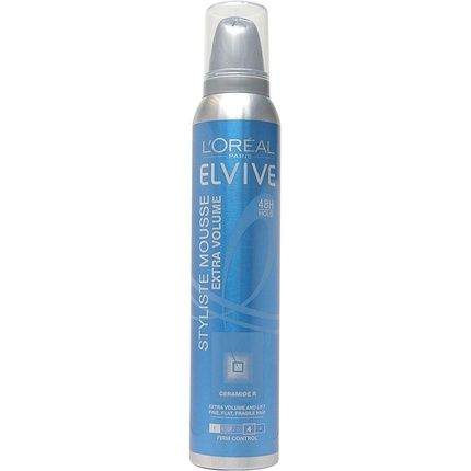 L'Oreal Elvive Stylise Extra Volume Firm Styling Mousse 200Ml