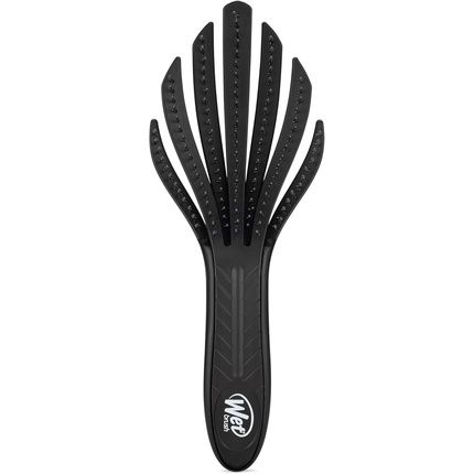 Wetbrush Go Green Curl Detangler Hairbrush With Ultra Soft Intelliflex Bristles For Curly Hair Black