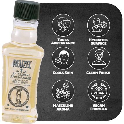 Reuzel Wood And Spice Aftershave - Easy And Hassle-Free Application - Image 3