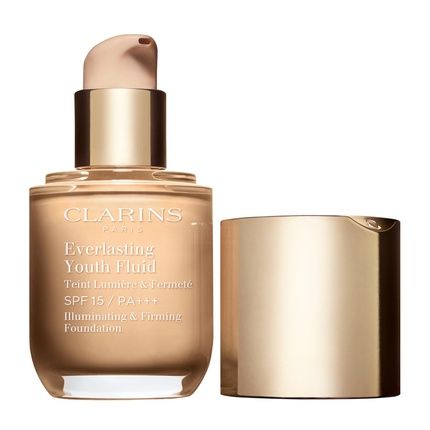 Clarins Everlasting Youth Fluid Foundation Spf 15 111 Toffee And 111 Auburn 30Ml - Image 3