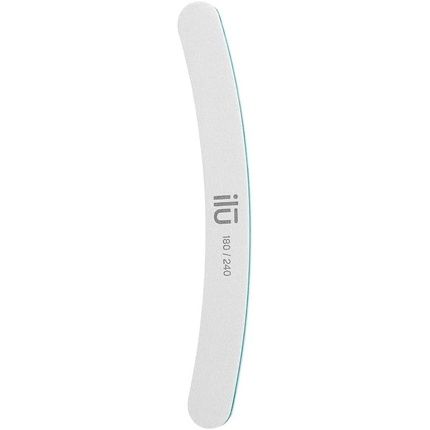 T4B Ilu Banana Nail File Double-Sided Curved Natural Nail File With High Quality 180/240 Grit
