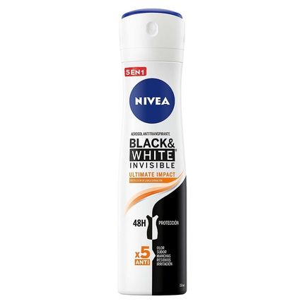 Nivea Invisible Black&White Ultimate Impact Deodorant Spray 150Ml