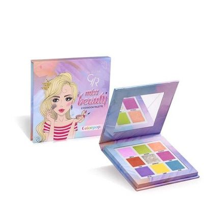 Golden Rose Miss Beauty Eyeshadow Palette - Colorpop Cool Trend Colors And Beautifully Pigmented - Image 3