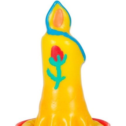 Condomerie Hand-Painted Novelty Candle With Condom