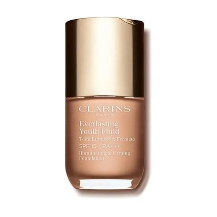 Clarins Everlasting Youth Fluid Foundation Spf 15 107 Beige 30Ml Illuminating And Firming Liquid Makeup