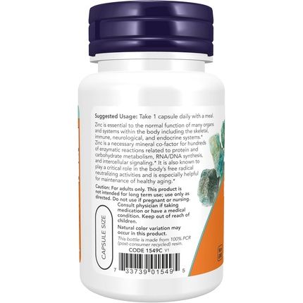 Now Foods Zinc Picolinate 50Mg Supplement - Supports Enzyme Functions And Immune Health - Image 3