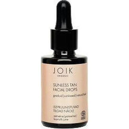 Joik Facial Drops Sunless Tan Vegan Ladies 30 Ml Brown