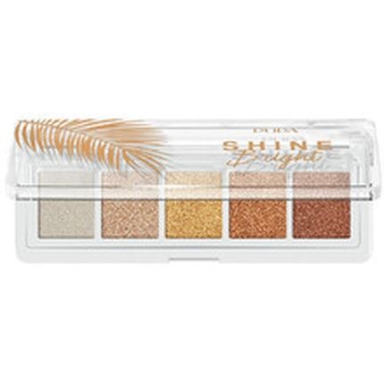 Pupa Milano Shine Bright Eye Palette 002 Sunset Gold 4 G