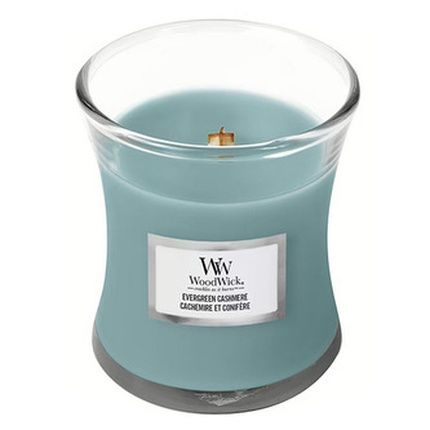 Woodwick Evergreen Cashmere Vase Scented Candle Vase 275 G