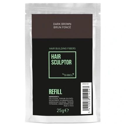 Sibel Recharge Fiber Hair Sculptor Dark Brown 25G