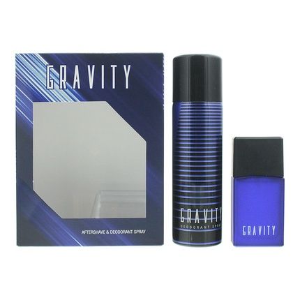 Coty Gravity 2 Piece Gift Set: Aftershave 30Ml - Deodorant Spray 120Ml