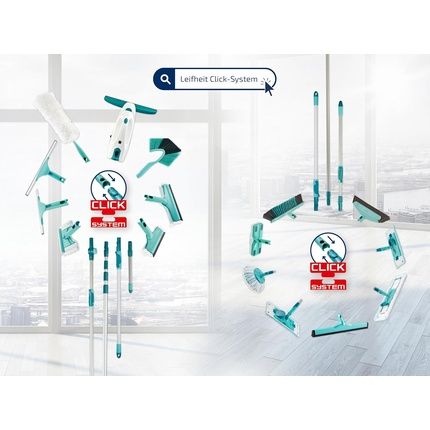 Leifheit Window Cleaning Set With Squeegee And Xl Telescopic Handle 4M - Image 3
