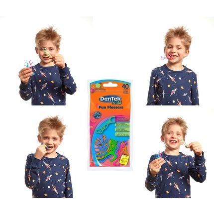 Dentek Kids Fun Flossers 40 Flossers