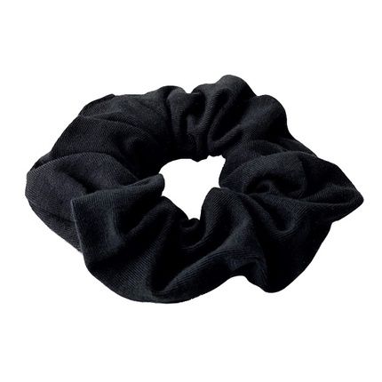 Anwen Cotton Hair Scrunchie Black