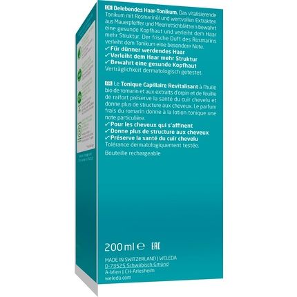 Weleda Organic Rosemary Hair Tonic - Natural Cosmetics