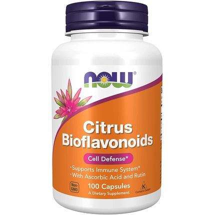 Now Citrus Bioflavonoids 700Mg Immune System And Cell Defense Support 100 Capsules