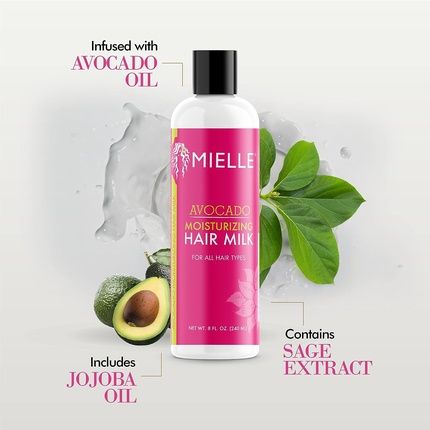 Mielle Organics Avocado Moisturizing Hair Milk 240Ml - Image 3