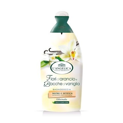 L'Angelica Shower Gel Orange Blossoms And Vanilla Berries Nourishing And Silky 500Ml