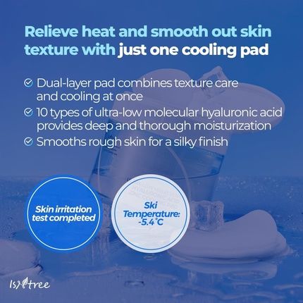 Isntree Cooling Toner Pad With Hyaluronic Acid Ultra-Low Molecular - Image 3