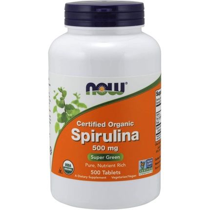 Now Nf Spirulina 500Mg 500 Tablets