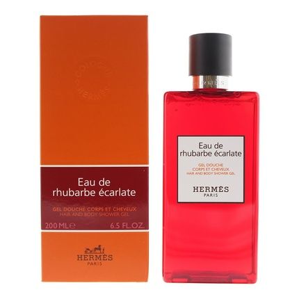 Hermes Eau De Rhubarbe Ecarlate Hair And Body Shower Gel 200Ml