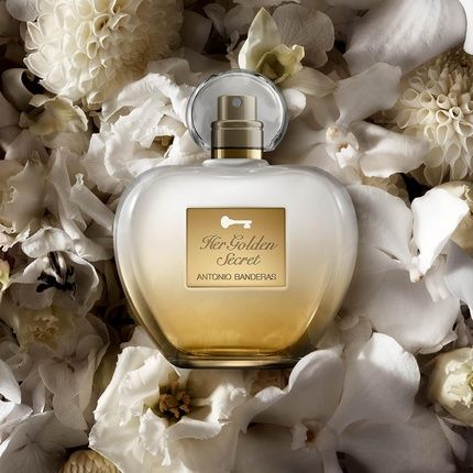 Banderas Perfumes Her Golden Secret Gift Set For Women Edt 80Ml + Deodorant 150Ml Fruity Floral Vanilla Notes