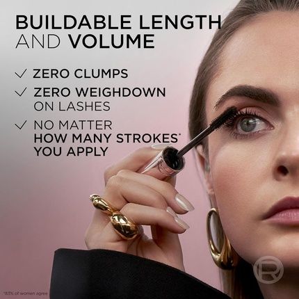 L'Oreal Paris Washable Lengthening & Volumizing Mascara For Buildable Lash - Image 3