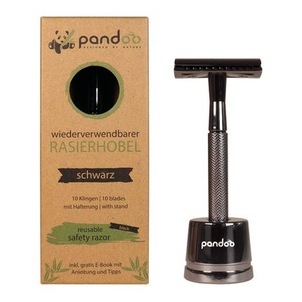 Pandoo Safety Razor With Metal Holder, Ebook & 10 Blades
