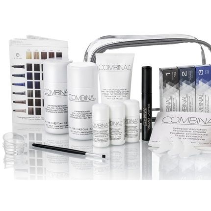 Combinal Eyelash & Eyebrow Tint With Developer, Remover, And Accessories - Image 3