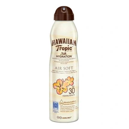 Hawaiian Tropic Silk Hydration Air Soft Sunscreen Mist Spf 30 177Ml