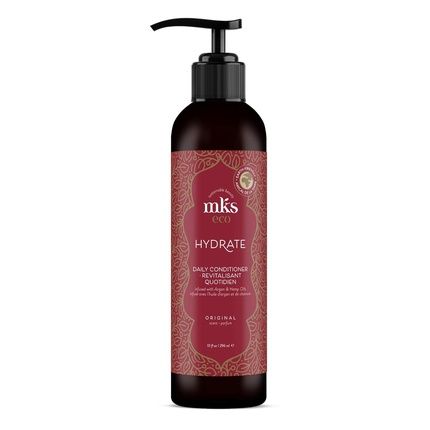 Earthly Body Mks Eco Hydrate Conditioner Nourish Moisturize Hair Protect Against Breakage Moroccan Argan Oil Hemp Seed Oil Vegan Cruelty Free Original 10 Ounce