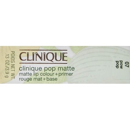 Clinique Pop Matte Lip Colour + Primer - # 07 Pow Pop 0.13Oz 3.5G