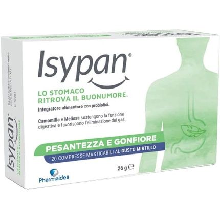 Pharmaidea Isypan Pesantezza Gonfiore 20 Chewable Tablets - Image 3