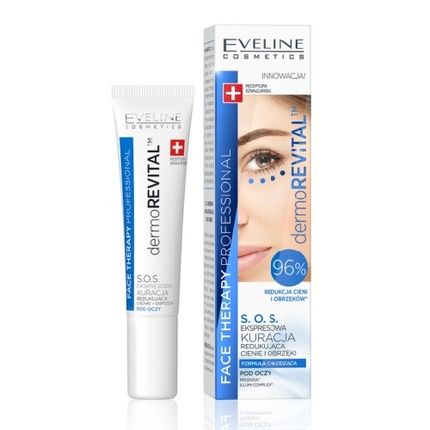 Eveline Face Therapy Professional Dermorevital S.O.S. Treatment 15Ml - Reduces Dark Circles And Puffiness Under The Eyes
